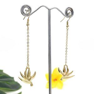 Bird of Paradise Dangle Earrings